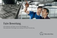 Faire Bewertung für Pkw - Mercedes-Benz Bank