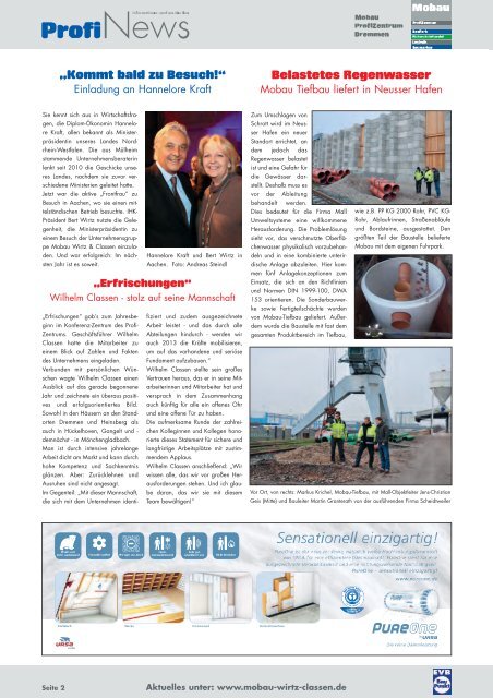 ProfiNews 01-2013 - Mobau Wirtz und Classen