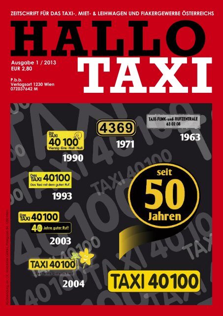 Hallo Taxi 1/2013 - bei Taxi 60160