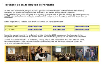 Dag van de Perceptie - TNO
