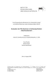 Evaluation der FÖJ-Seminare in Schleswig-Holstein
