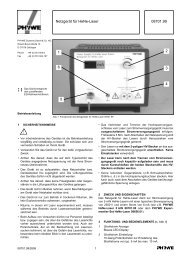 Bedienungsanleitung (101 KB) - Phywe Systeme GmbH