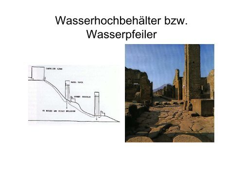 Die Wasserversorgung von Pompeji