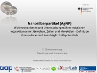 Nanosilberpartikel -Wirkrnechanismen und ... - Nanopartikel.info