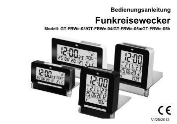 Funkreisewecker - Globaltronics