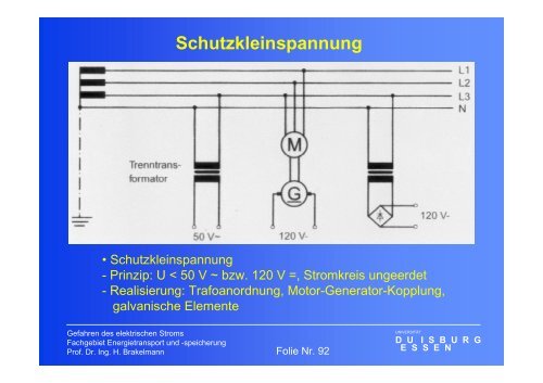 Gefahren des elektrischen Stromes - University Duisburg-Essen