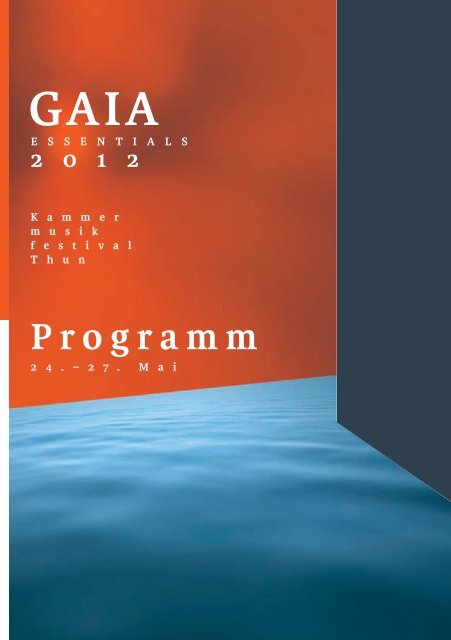 Programm - Gaia Festival