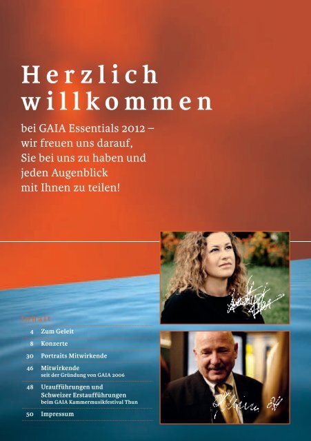 Programm - Gaia Festival