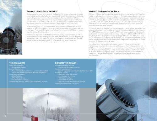 Customer Reference Book 2009 - Snow Machines, Inc.