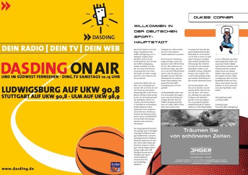 Game-info / www.enbw-ludwigsburg.de - Neckar RIESEN ...