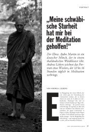 Meine schwäbische Sturheit hat mir bei der Meditation geholfen!