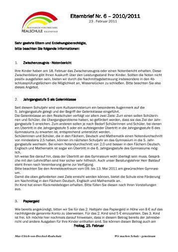 Elternbrief 6_Papiergeld_Theater - Rs-regenstauf.de