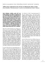 Page 1 DEM GLAUBEN EIN PERSÖNLICHES GESICHT GEBEN ...