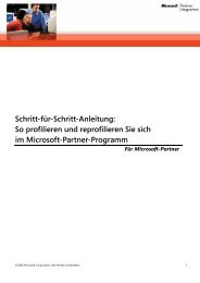 So profilieren und reprofilieren Sie sich im Microsoft-Partner ...