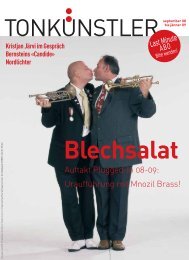 Tonkünstler-Magazin Nummer 15 - Tonkünstler-Orchester ...
