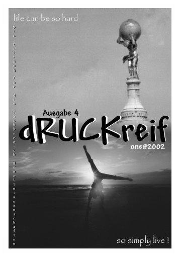 dRUCKreif 4 / 2002 - Leuphana Universität Lüneburg