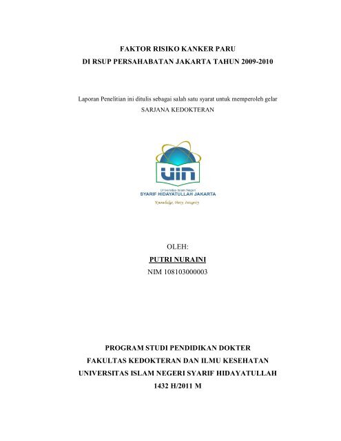 PUTRI NURAINI.pdf - Perpustakaan Fakultas Kedokteran dan Ilmu ...