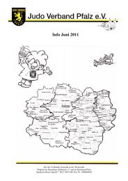 Info Juni 2011 - Judoverband Pfalz