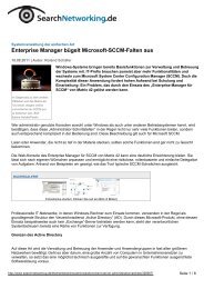 Enterprise Manager bügelt Microsoft-SCCM-Falten aus - Matrix42