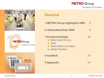 Überblick - Metro Group