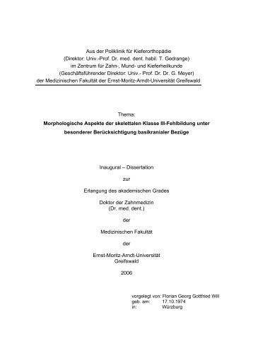 Dokument 1.pdf (699 KB) - Ernst-Moritz-Arndt-Universität Greifswald