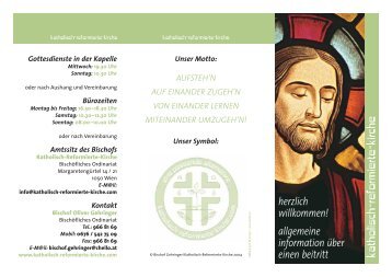 Allgemeine Beitrittsinformation - Katholisch-Reformierte-Kirche