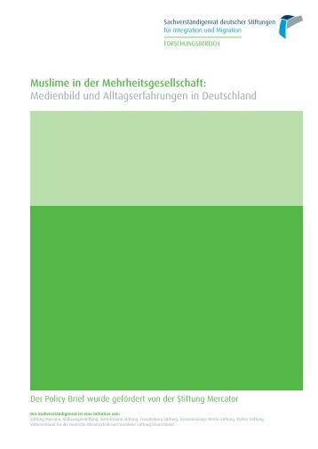 Muslime in der Mehrheitsgesellschaft - Sachverständigenrat ...