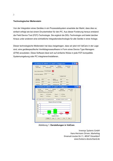 Pressemitteilung Ventildiagnose - TechnologyNewsroom.com