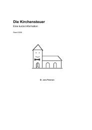 3 Die Kirchensteuer - Steuer-Forum-Kirche.de