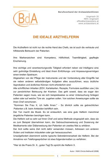 02 Deckblatt für Ordinationsfolder - Berufsverband der ...