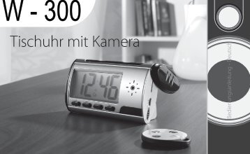 Download Spy Wecker W-300 Bedienungsanleitung - EMI-IDEE