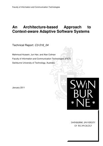 An Architecture-based Approach to Context-aware Adaptive ...