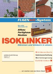 Prospekt Fugenleit-System - Fassadensysteme Preuss