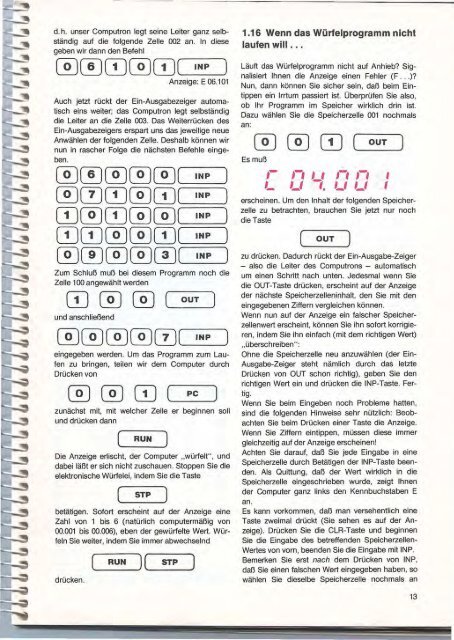 CP1 Anleitung (Manual) - 8Bit-Homecomputermuseum