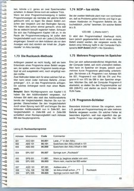 CP1 Anleitung (Manual) - 8Bit-Homecomputermuseum