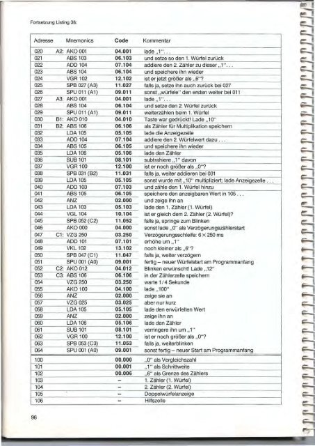 CP1 Anleitung (Manual) - 8Bit-Homecomputermuseum