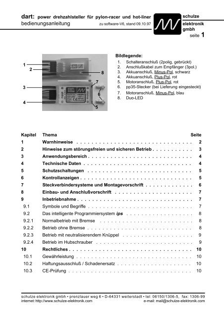 Dart - Schulze-Elektronik