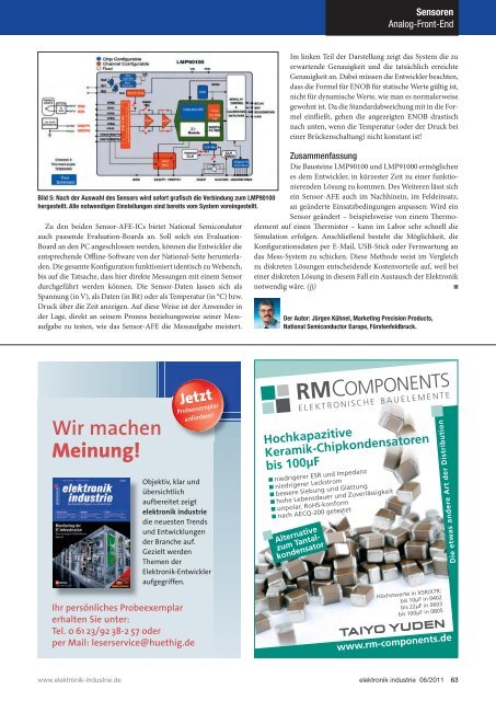 PDF-Ausgabe herunterladen (43.8 MB) - elektronik industrie