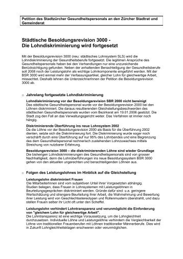 Petitionsbogen - Über die AGGP