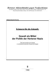 Download der Dokumentation über Nazi-Gewalt ... - VVN-BdA-RE