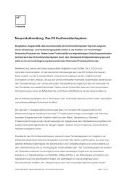 Neuproduktmeldung. Das C6 Konferenztischsystem. - Holzmedia.de