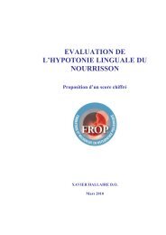 Comportement Lingual Et Cou Ahrek