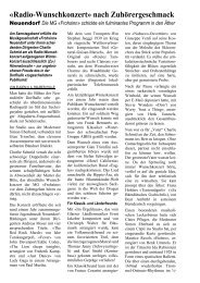 Bericht OT - „Frohsinn” Neuendorf