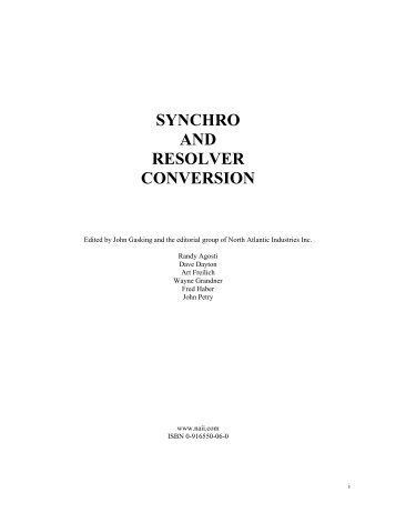 SYNCHRO AND RESOLVER CONVERSION