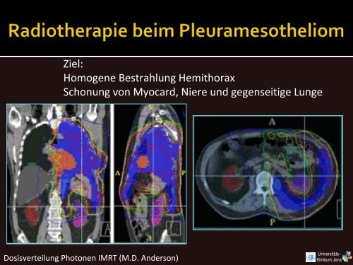 Vorlesung 9. Semester Bronchial-CA - Klinik für Strahlentherapie ...