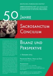 50 Jahre Cacrosanctum Concilium (pdf) - Deutsches Liturgisches ...