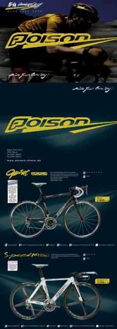 1.999,- € 3.199,- € - Poison-Bikes