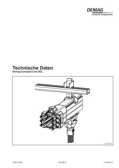 6 Technische Daten - Demag.sk