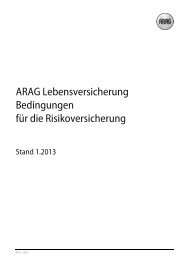 128.3 kB PDF Bedingungen Risikoversicherung - beim ARAG ...