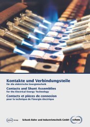 Kontakte und Verbindungsteile für die elektrische Energietechnik